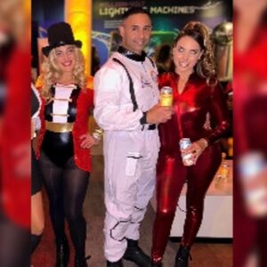 Size Large Men's Astronaut Britney Spears Video Group Costume Cosplay Halloween